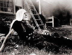 Exhausted Firefighter